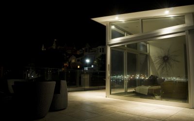 Outdoor lighting adds beauty and safety